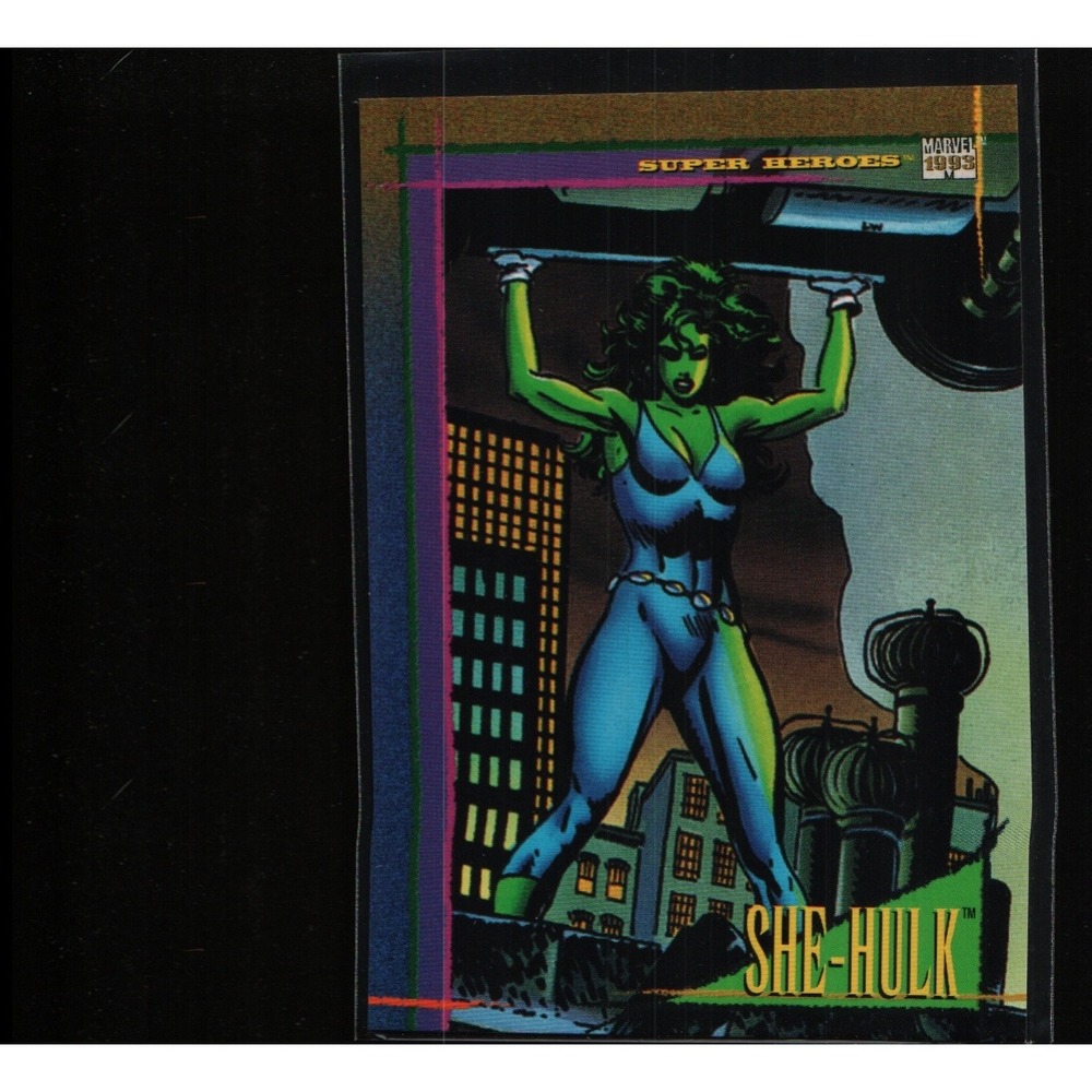 1993 SkyBox Marvel Universe Series 4 She-Hulk #82 Base Set Trading Card